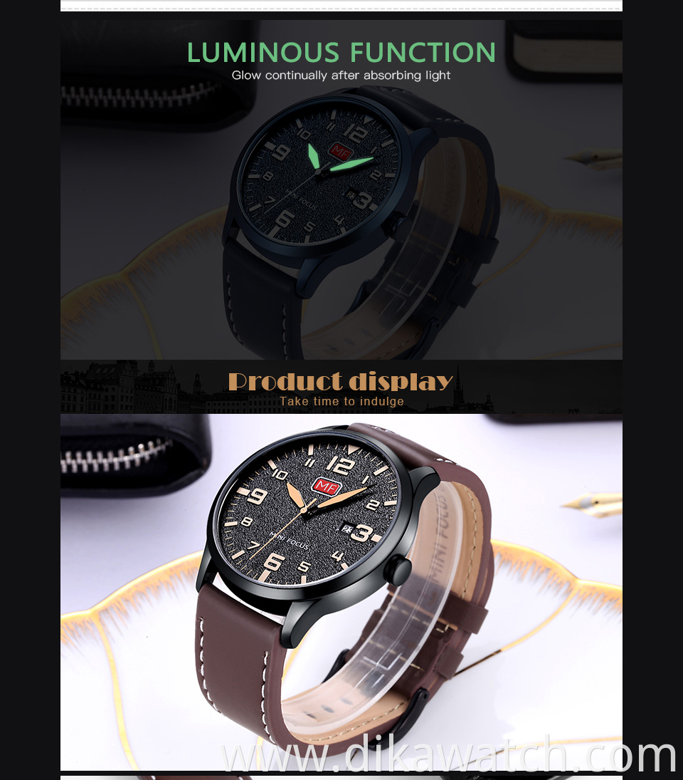 MINIFOCUS Fashion Chronograph Sport Mens Watches Top Brand Luxury Quartz Watch Reloj Hombre 2019 Male Clock relogio Masculino